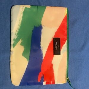 Kate Spade Colorful Abstract Cosmetic Pouch Preloved